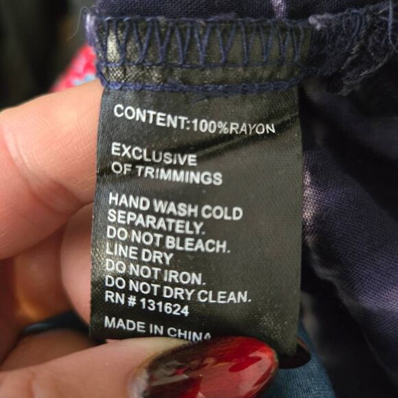 Caleoas Tunic Embroidered Top Aztec Bell Sleeve Shirt Women's Size Small - Picture 7 of 7